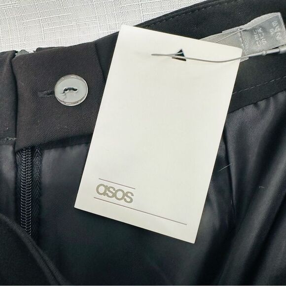 asos size 2 Black Lined Midi Skirt NEW with tags - Picture 10 of 14